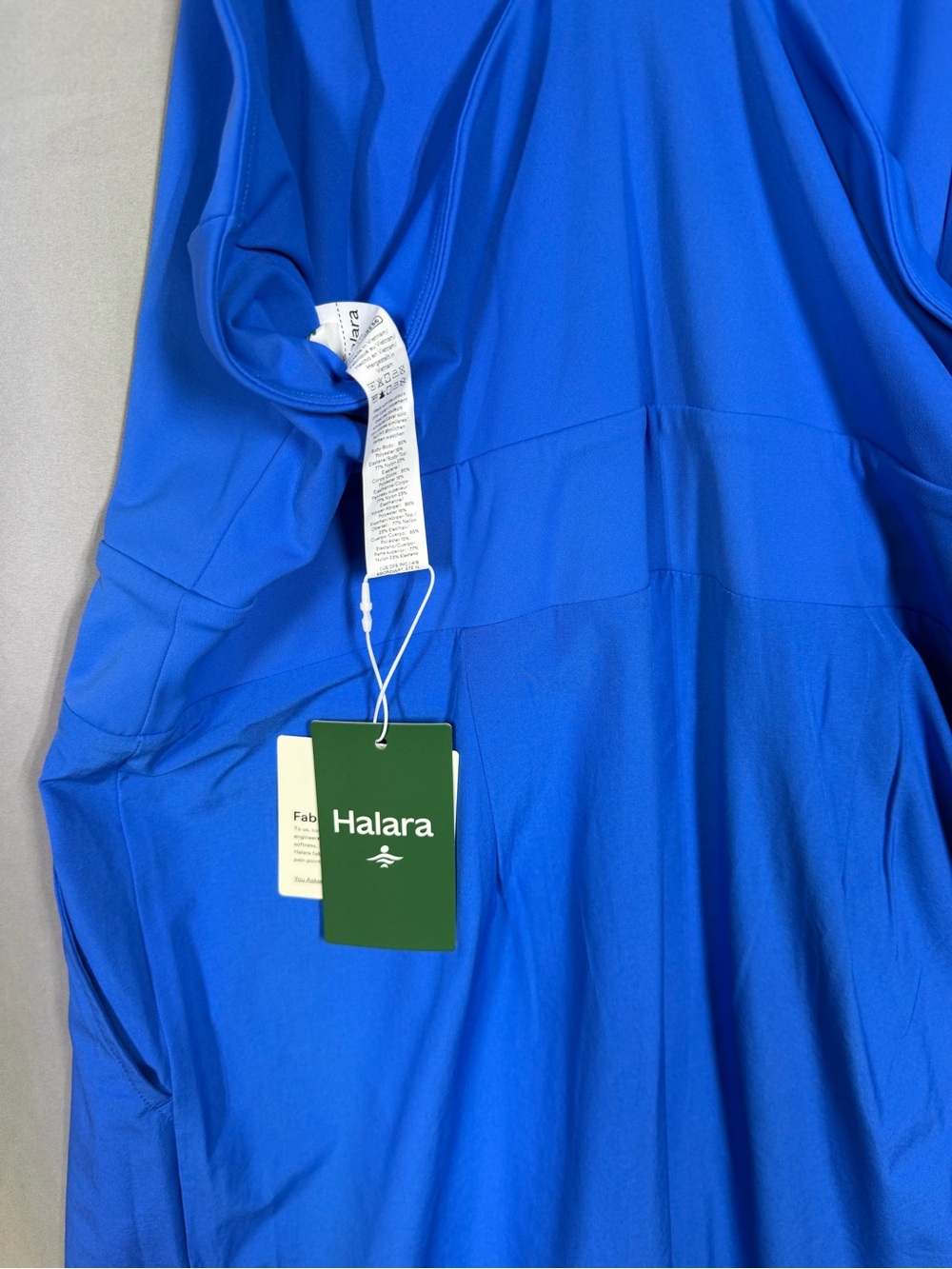 HALARA Bright Blue Double-Strap Wide-Leg Jumpsuit - Picture 3 of 5
